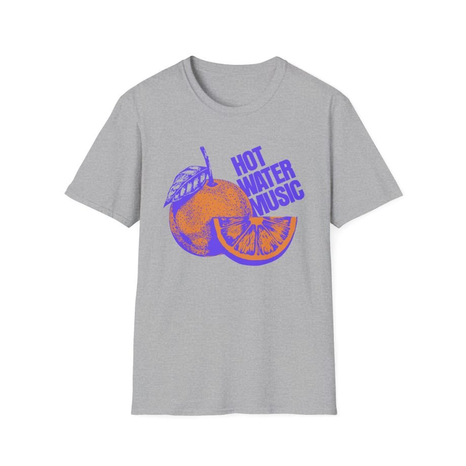 Hot Water Music Florida Orange Unisex Softstyle T-Shirt