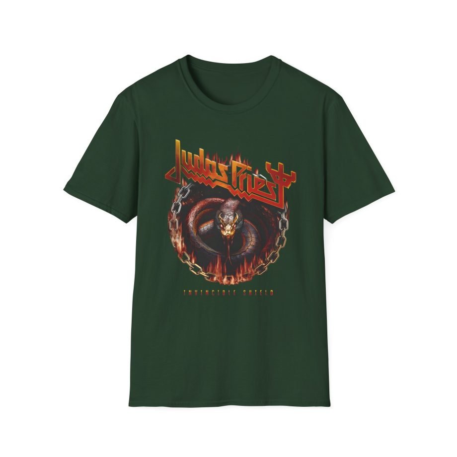 Judas Priest Invincible Shield Serpent Itin Unisex Softstyle T-Shirt