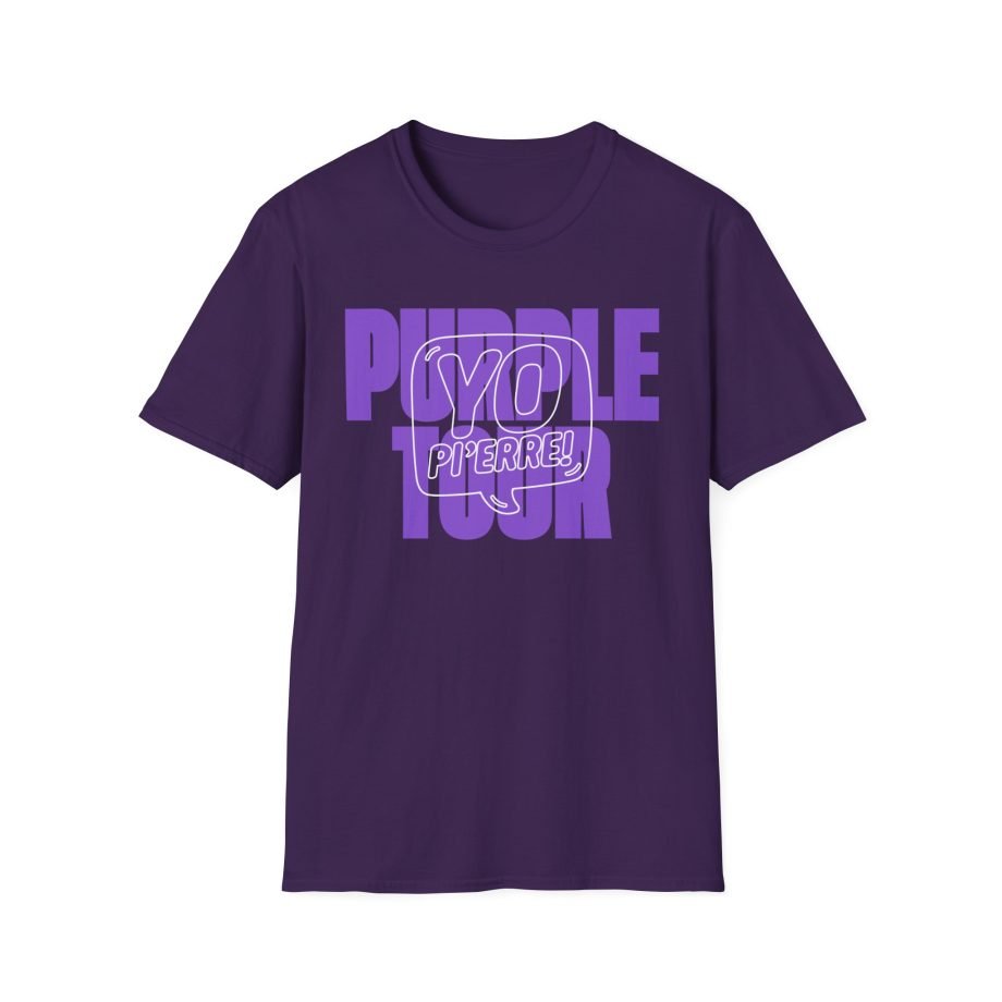 P B Purple Tour Unisex Softstyle T-Shirt