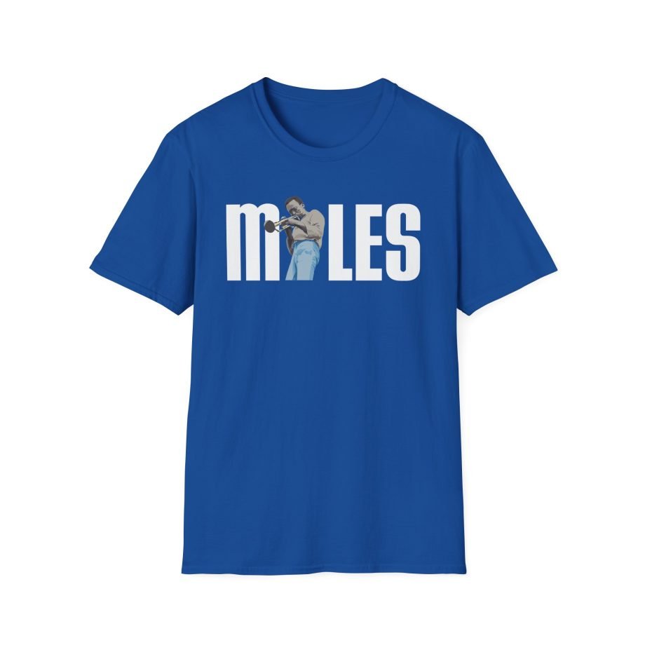 Miles Davis Playing Unisex Softstyle T-Shirt
