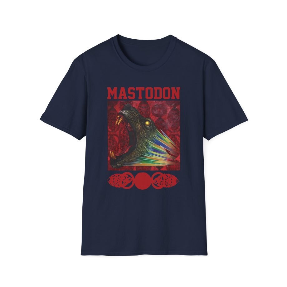 Mastodon Rainbow Lion Unisex Softstyle T-Shirt