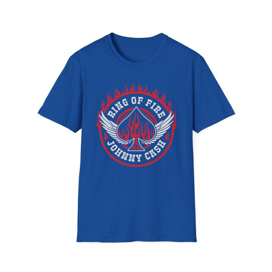 Johnny Cash Ring of Fire Unisex Softstyle T-Shirt