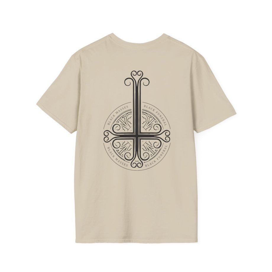 Mercyful Fate Black on Black Cross Unisex Softstyle T-Shirt