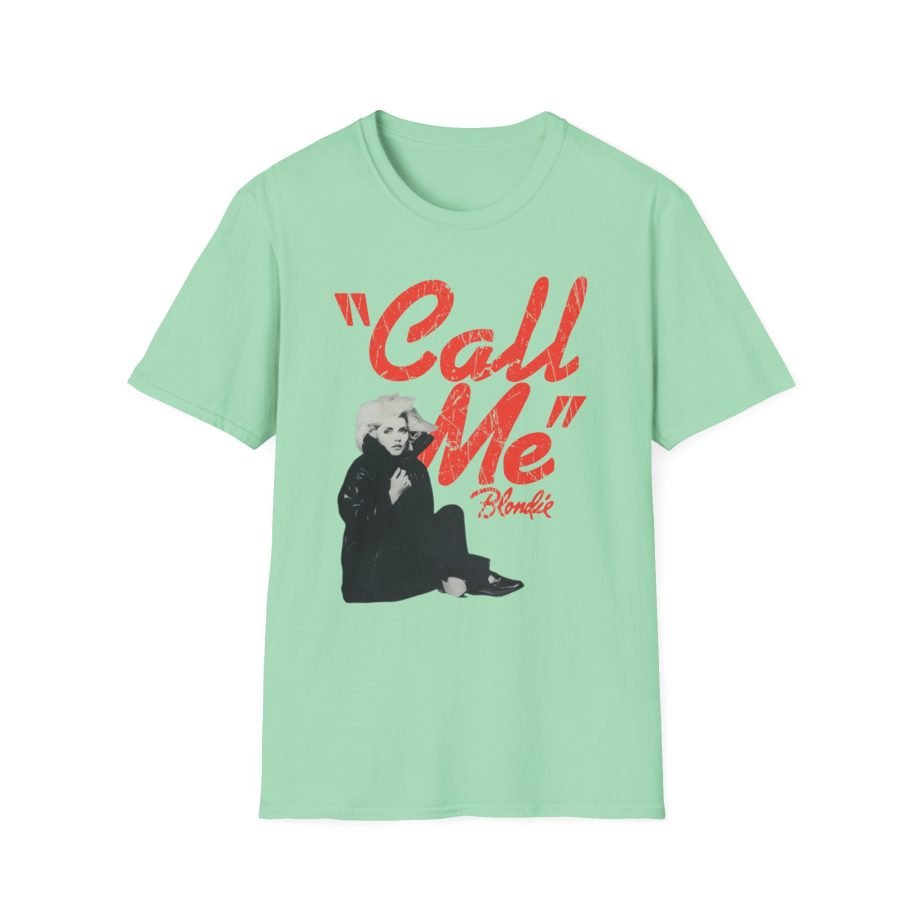 Blondie Call Me Unisex Softstyle T-Shirt