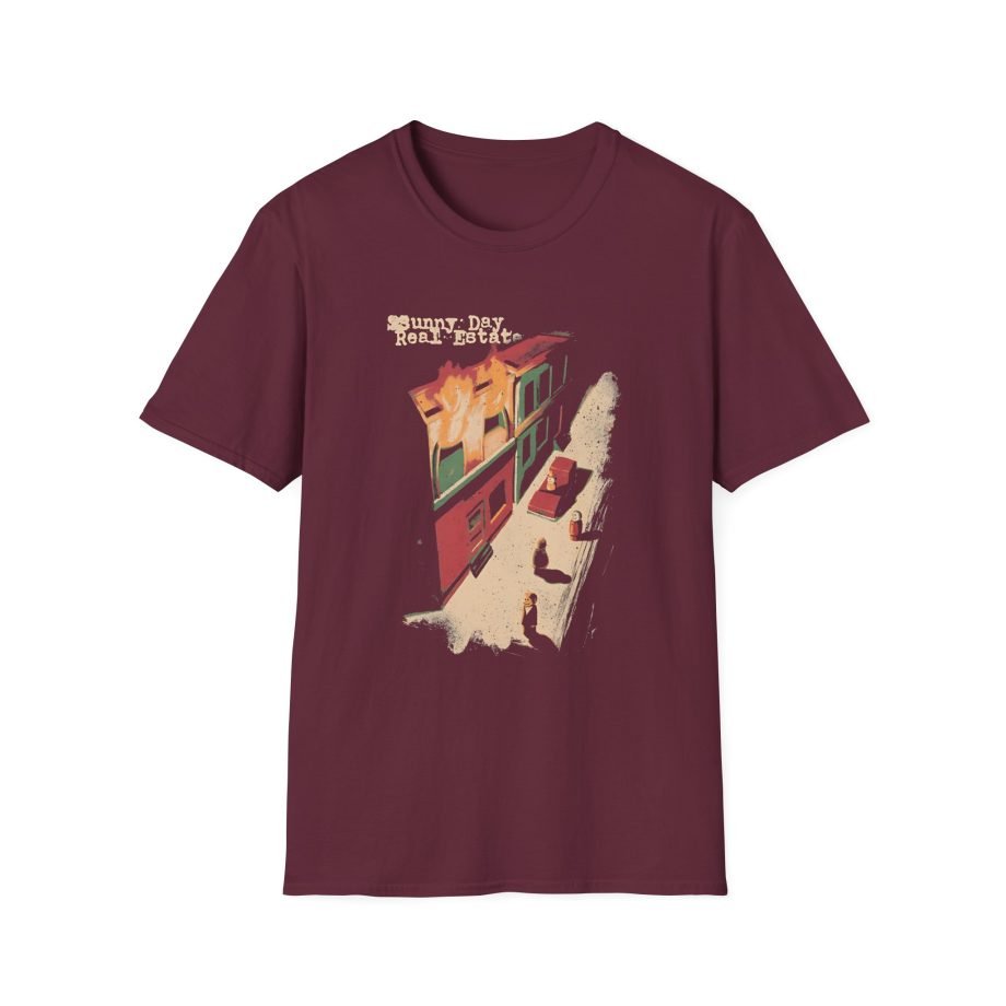 Sunny Day Real Estate Burning Building Unisex Softstyle T-Shirt