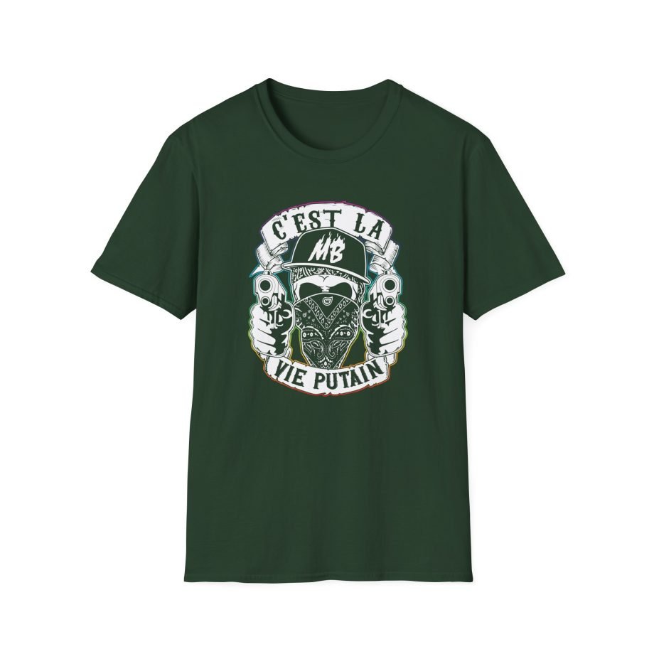 Montana Black C'est La Vie Putain Unisex Softstyle T-Shirt