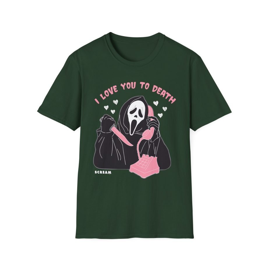 Ghostface Love You To Death Unisex Softstyle T-Shirt