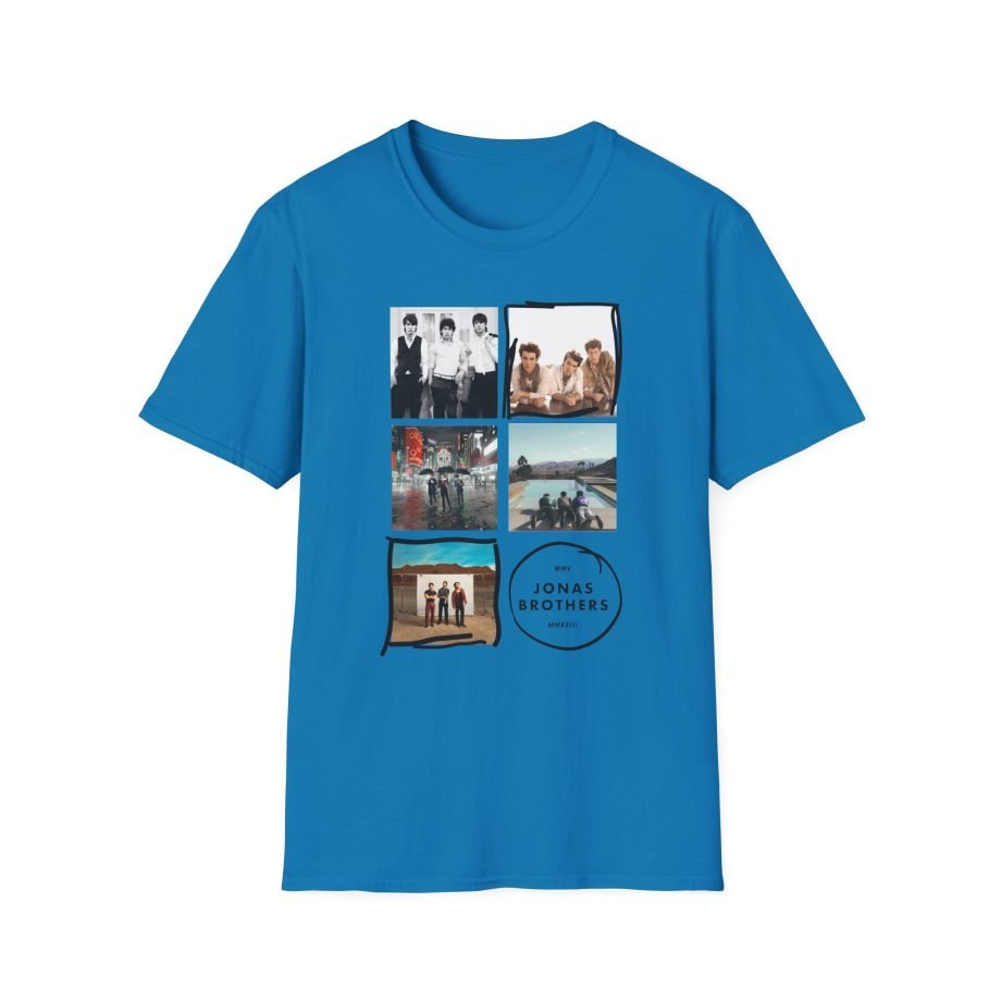 Jonas Brothers 5 Albums Unisex Softstyle T-Shirt