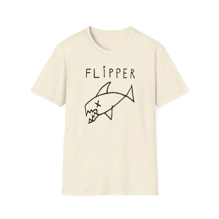 Flipper Long Fish Unisex Softstyle T-Shirt
