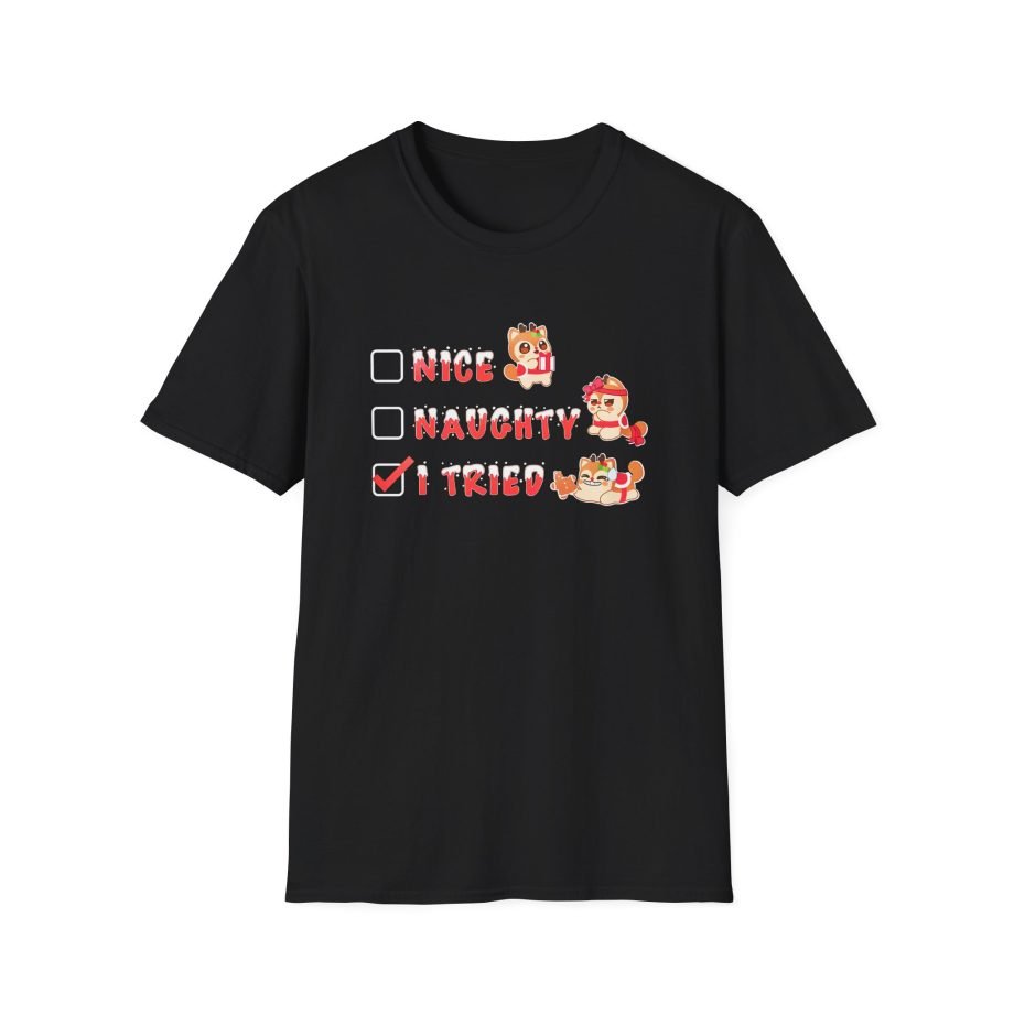 Aphmau Naughty Nice Holiday Unisex Softstyle T-Shirt