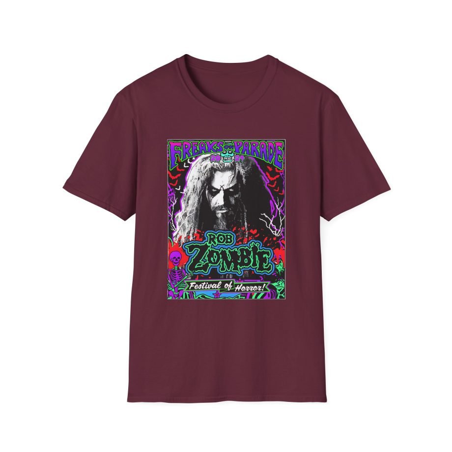 Rob Zombie Festival of Horror Itin Unisex Softstyle T-Shirt