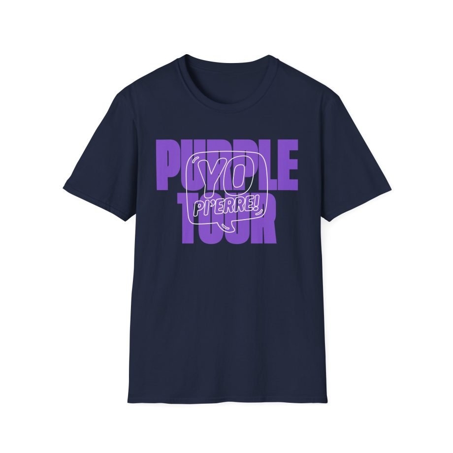 P B Purple Tour Unisex Softstyle T-Shirt