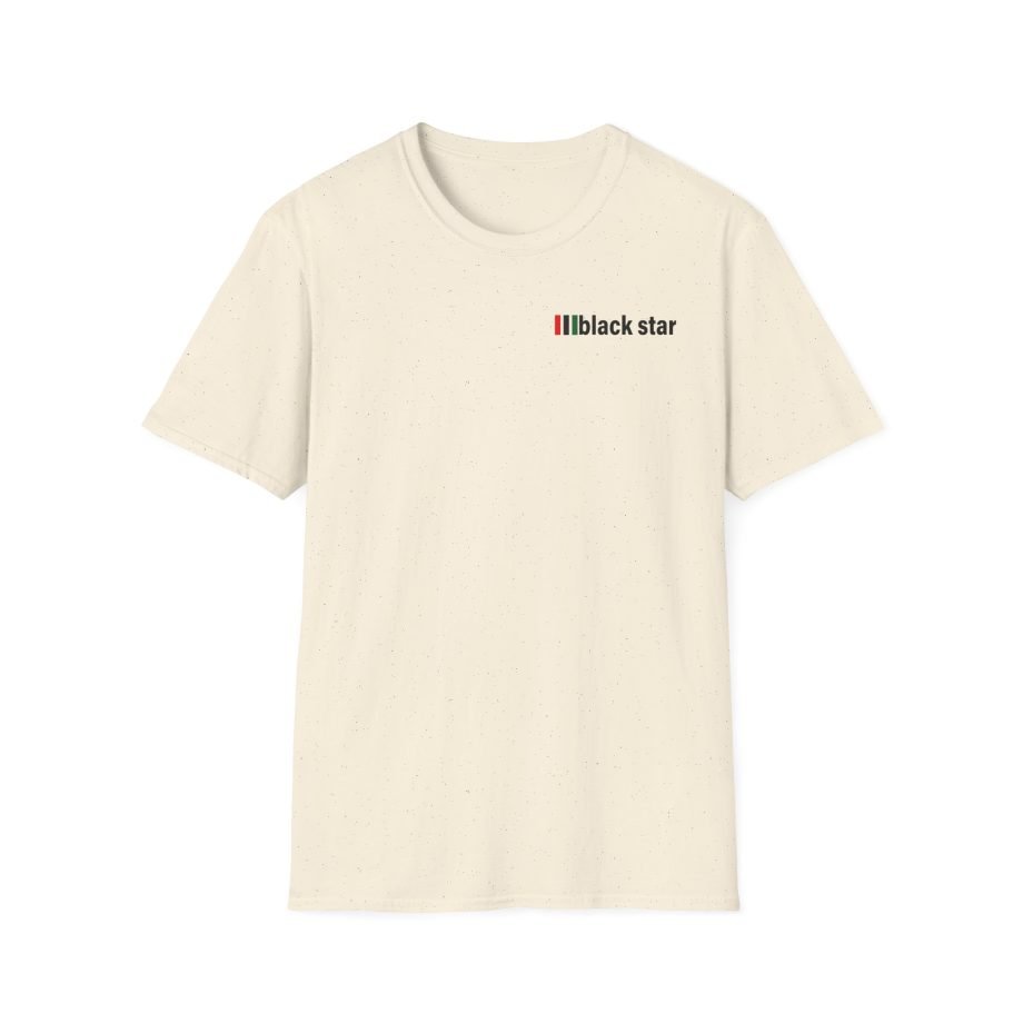 Black Star Logo Unisex Softstyle T-Shirt