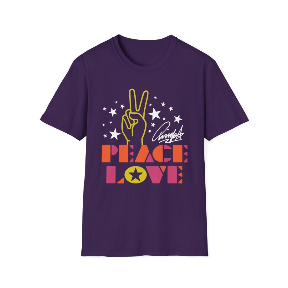 Ringo Starr Peace & Love Peace Sign Unisex Softstyle T-Shirt