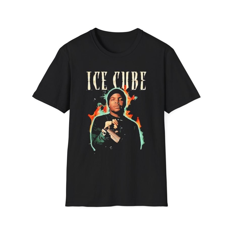 Ice Cube Chrome Flames Unisex Softstyle T-Shirt