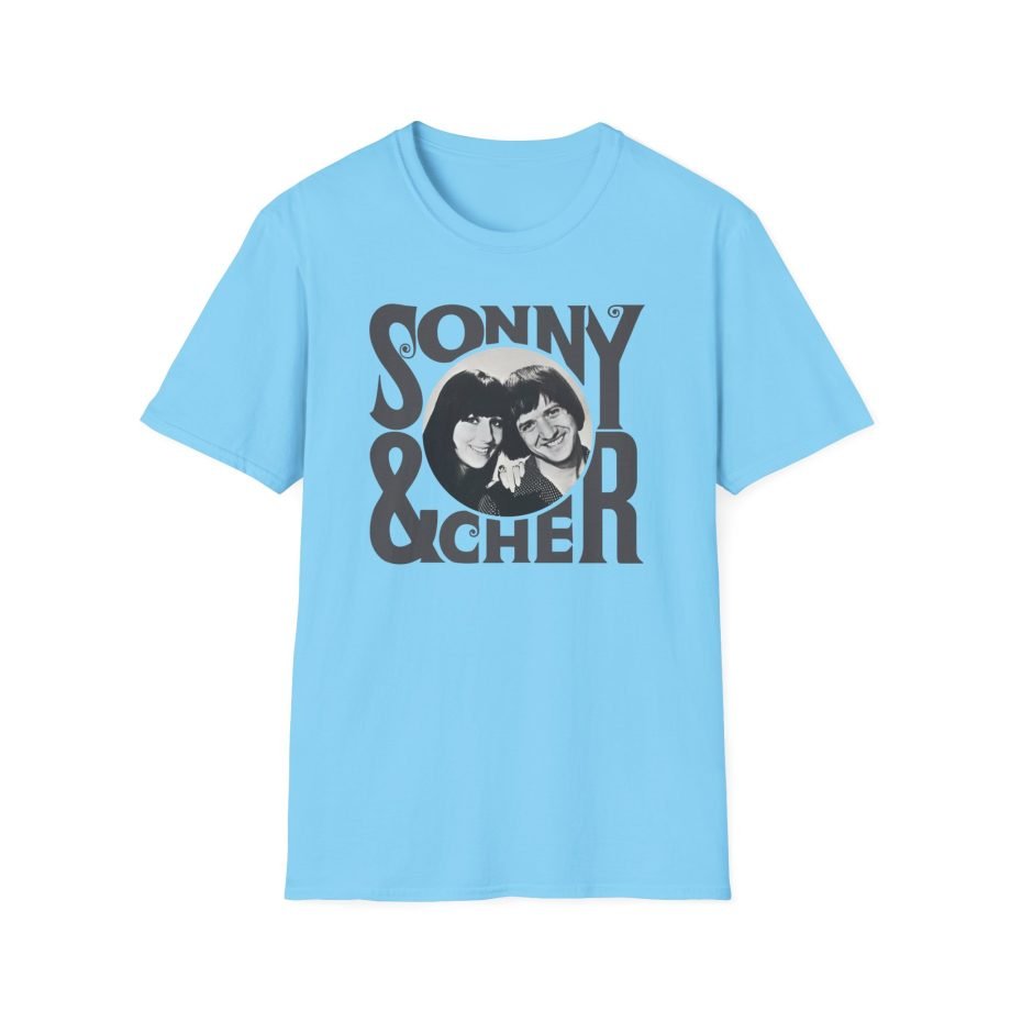 Sonny & Cher Retro Logo Unisex Softstyle T-Shirt