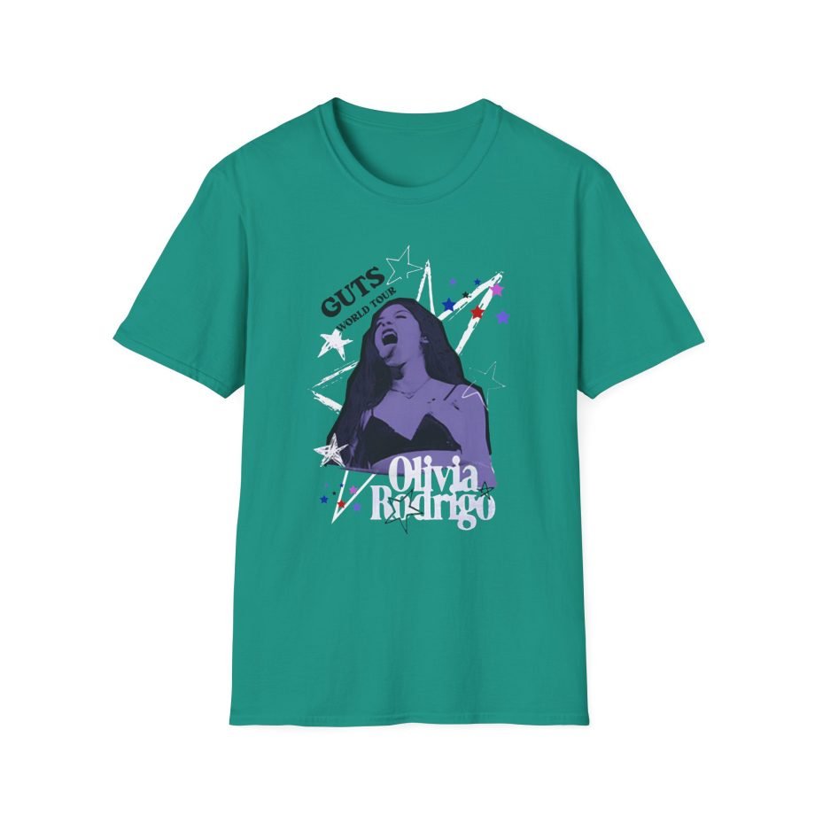 Olivia Rodrigo GUTS world tour unisex softstyle t-shirt