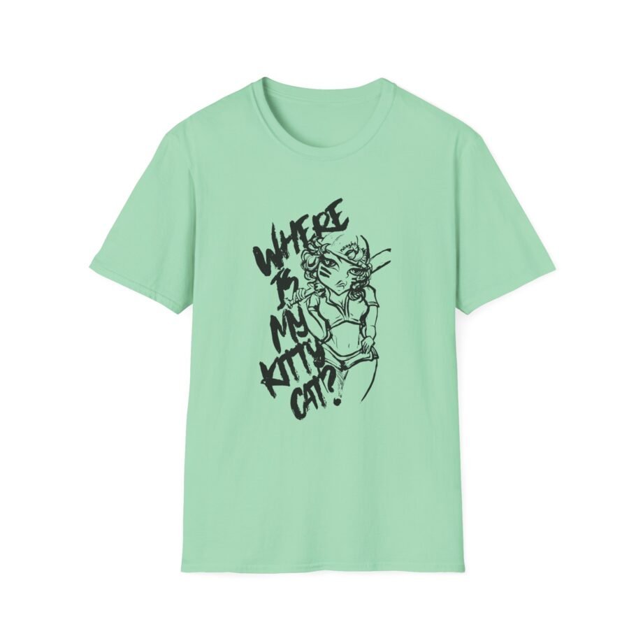 Naughty by Nature Written on Ya Kitten Unisex Softstyle T-Shirt