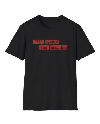 Rage Against the Machine Rage Stencil Type Unisex Softstyle T-Shirt
