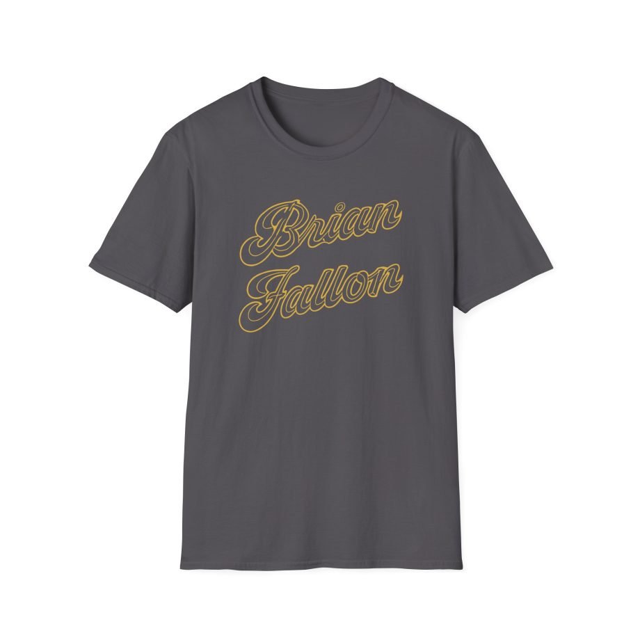 Brian Fallon Gold Text Unisex Softstyle T-Shirt