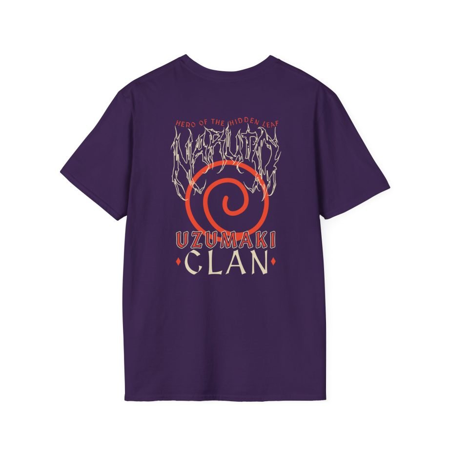 Naruto Uzumaki Clan Metal Unisex Softstyle T-Shirt