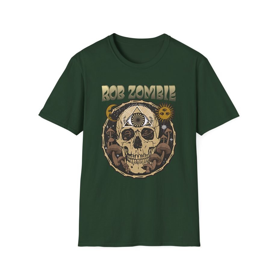 Rob Zombie Lsd Skull Unisex Softstyle T-Shirt