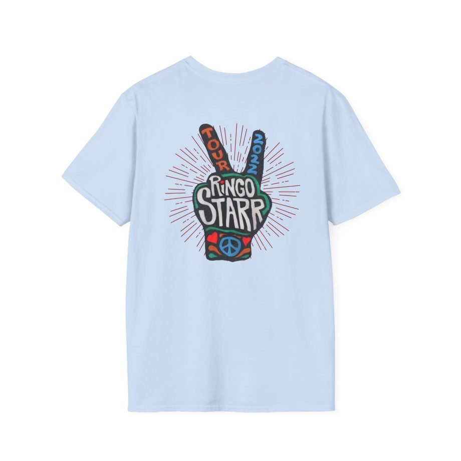 Ringo Starr Peace Illustration Unisex Softstyle T-Shirt