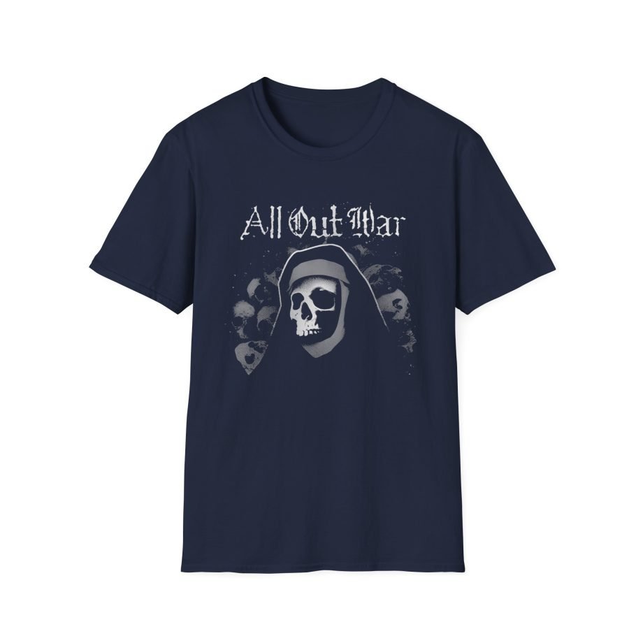 All Out War Nun Skull Unisex Softstyle T-Shirt