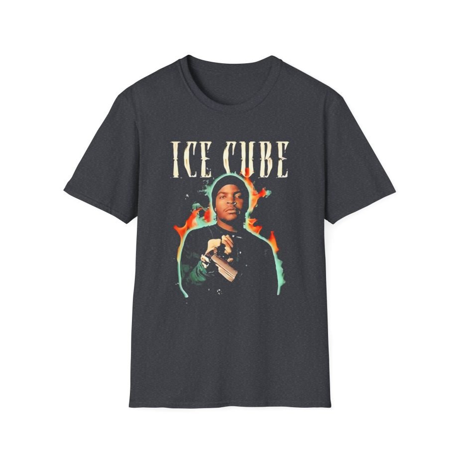 Ice Cube Chrome Flames Unisex Softstyle T-Shirt