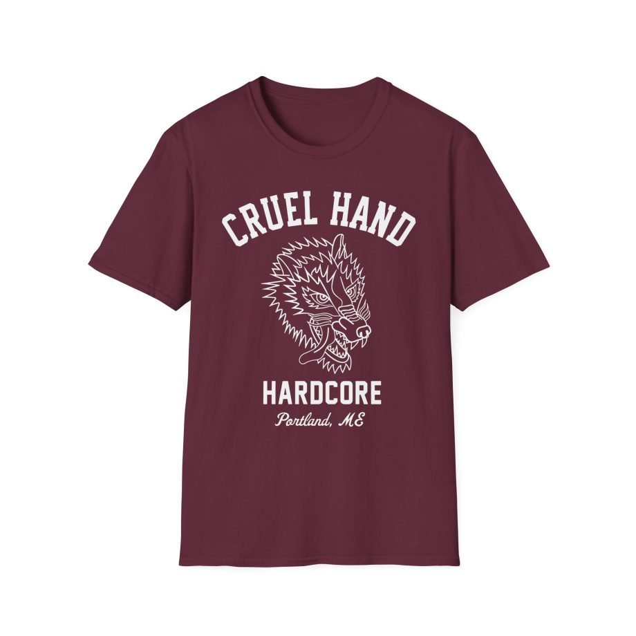 Cruel Hand Wolf Head Unisex Softstyle T-Shirt