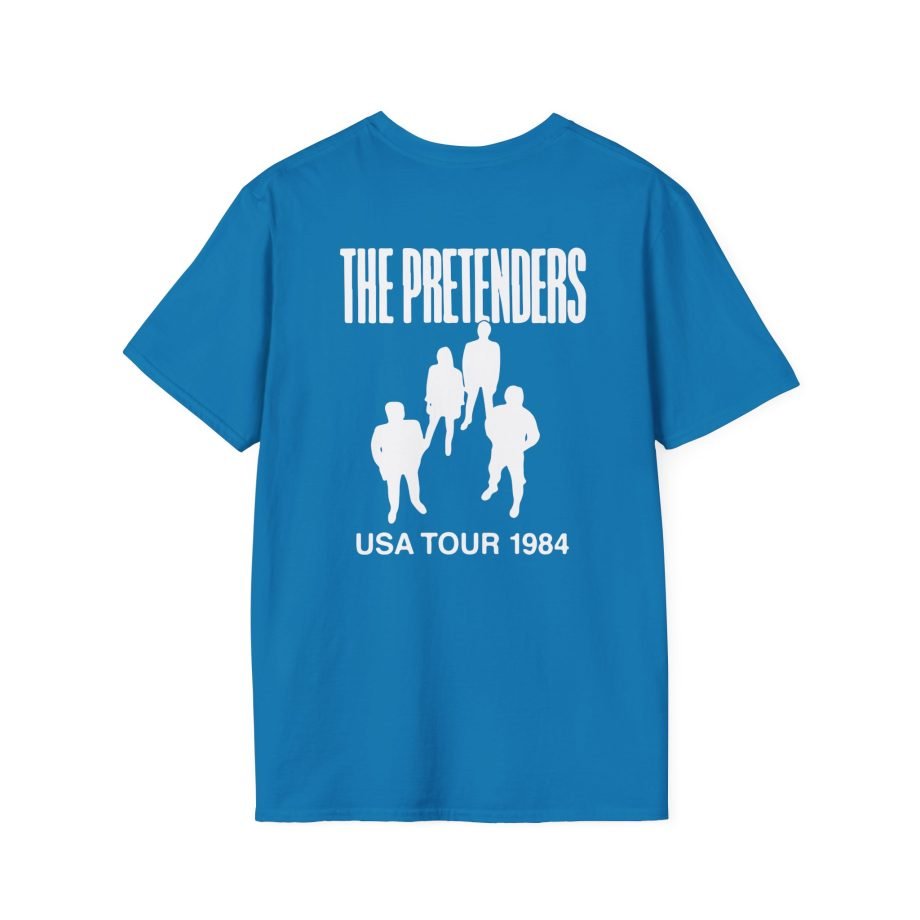 1984 the Pretenders Tour Unisex Softstyle T-Shirt