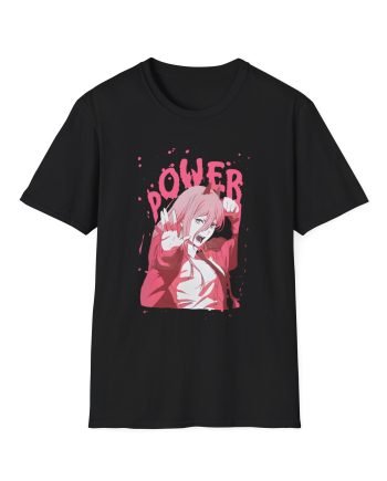 Chainsaw Man Power Splatter Unisex Softstyle T-Shirt