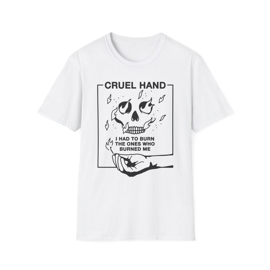 Cruel Hand Gasoline Skull Unisex Softstyle T-Shirt,
