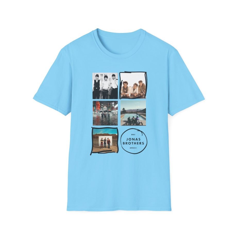 Jonas Brothers 5 Albums Unisex Softstyle T-Shirt