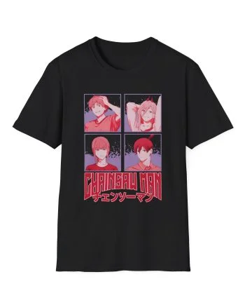 Chainsaw Man Tonal Group Unisex Softstyle T-Shirt