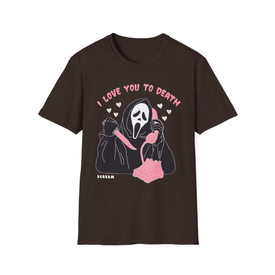 Ghostface Love You To Death Unisex Softstyle T-Shirt
