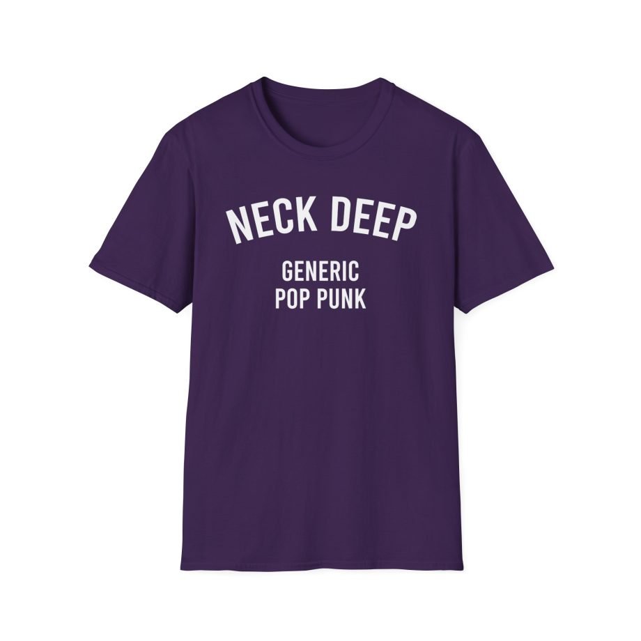 Neck Deep Generic Pop Punk Unisex Softstyle T-Shirt
