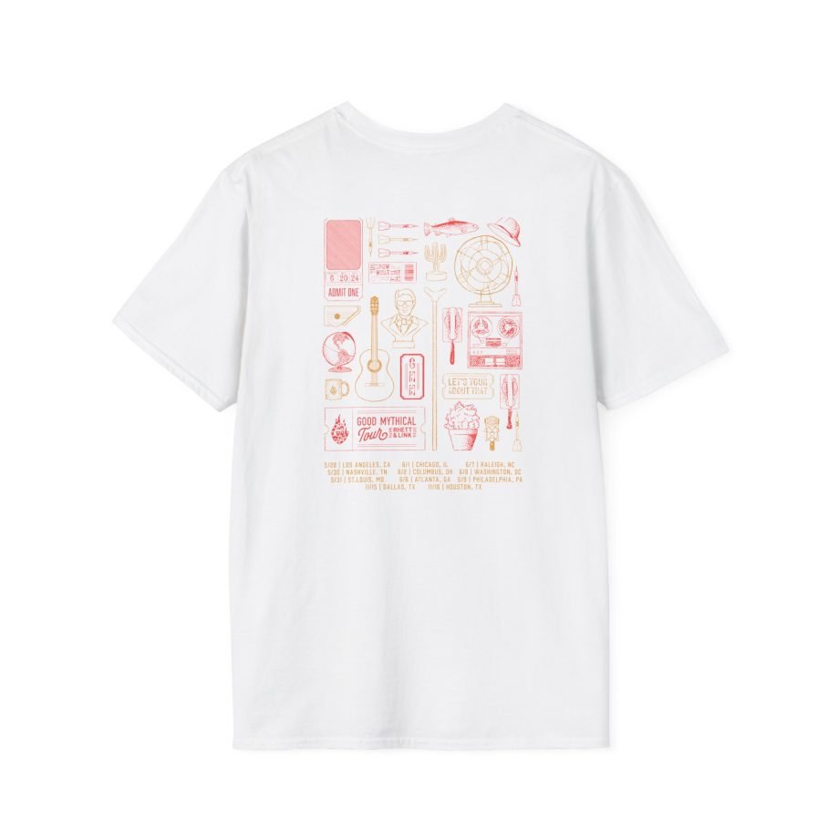 Good Mythical Morning Tour Collage unisex softstyle t-shirt