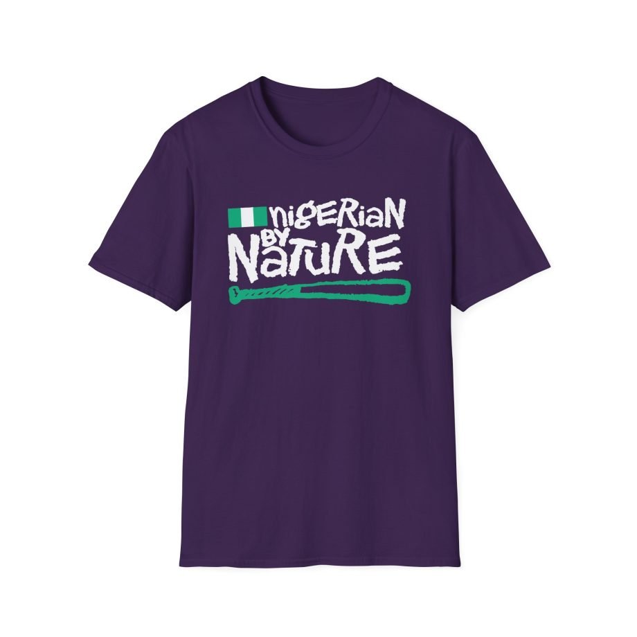 Naughty by Nature Nigerian by Nature Unisex Softstyle T-Shirt