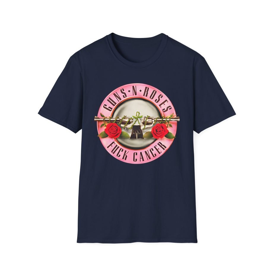 Guns N Roses Fuck Breast Cancer Unisex Softstyle T-Shirt