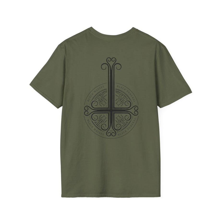 Mercyful Fate Black on Black Cross Unisex Softstyle T-Shirt
