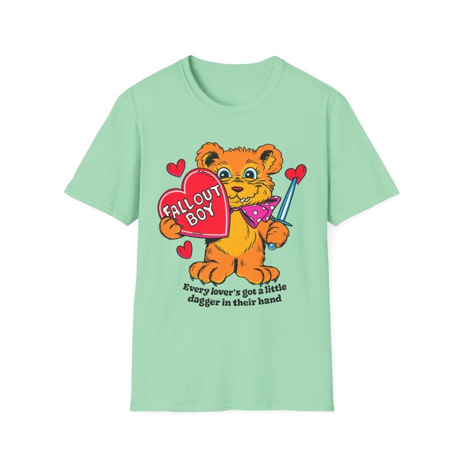 Fall Out Boy Dagger Teddy Unisex Softstyle T-Shirt