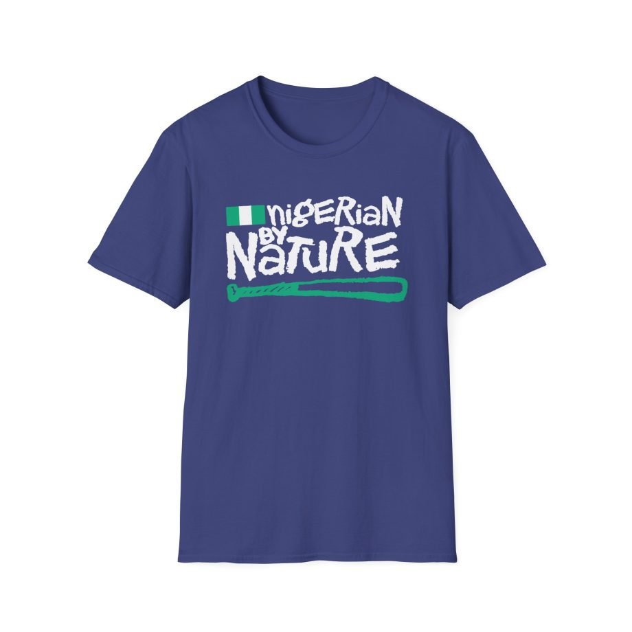 Naughty by Nature Nigerian by Nature Unisex Softstyle T-Shirt