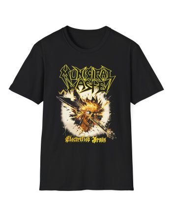 Municipal Waste Electrified Brain Unisex Softstyle T-Shirt