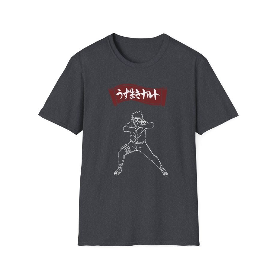Naruto Line Art Unisex Softstyle T-Shirt