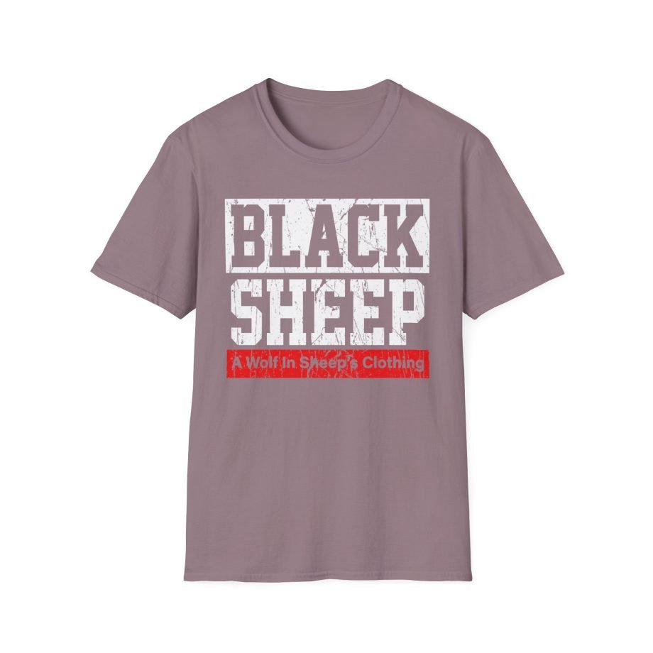 Black Sheep Wolf In Sheep's Unisex Softstyle T-Shirt