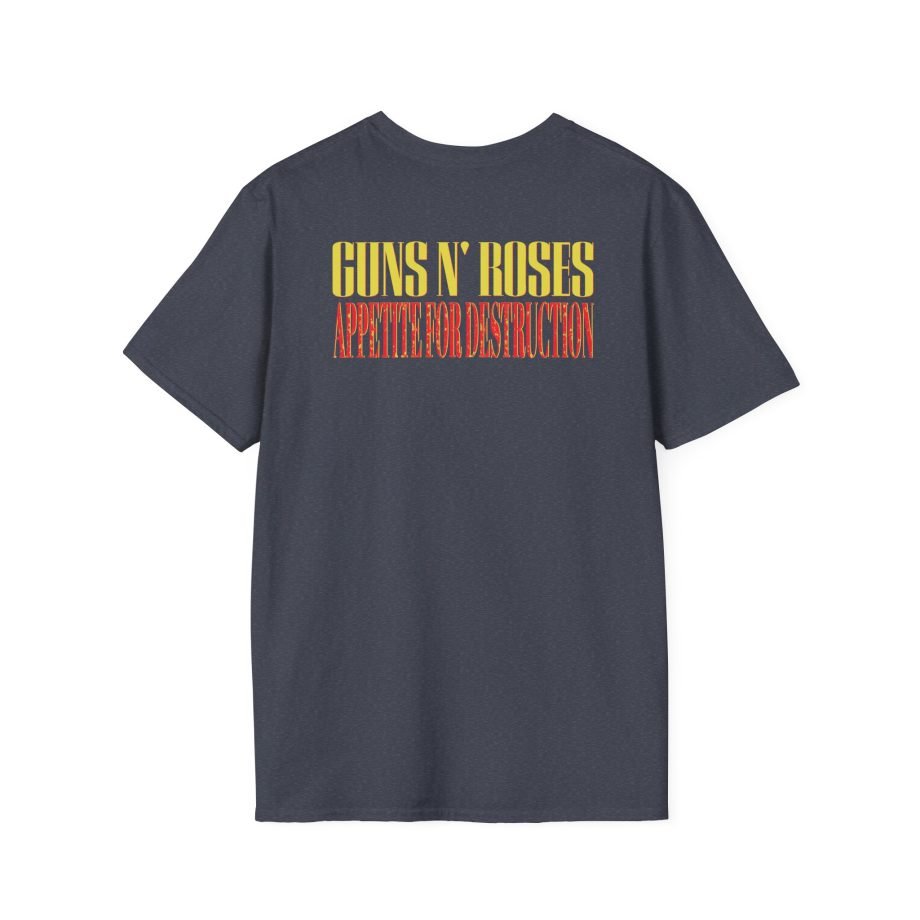 Guns N Roses 1988 Needle Skull Unisex Softstyle T-Shirt