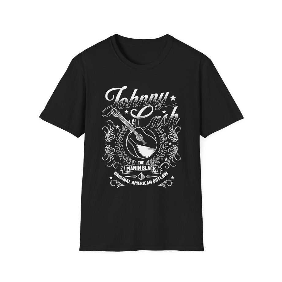 Johnny Cash Man in Black Guitar unisex t-shirt