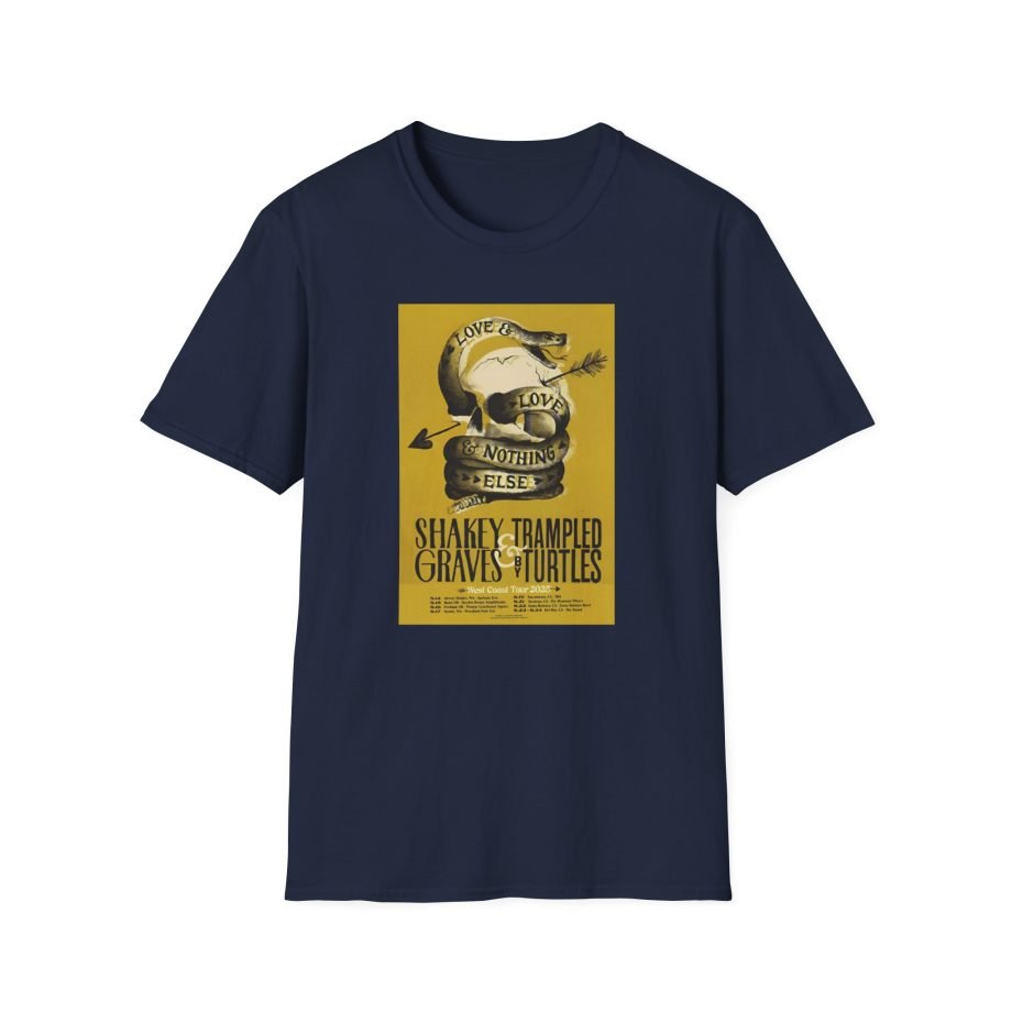 Shakey Graves West Coast Tour Unisex Softstyle T-Shirt