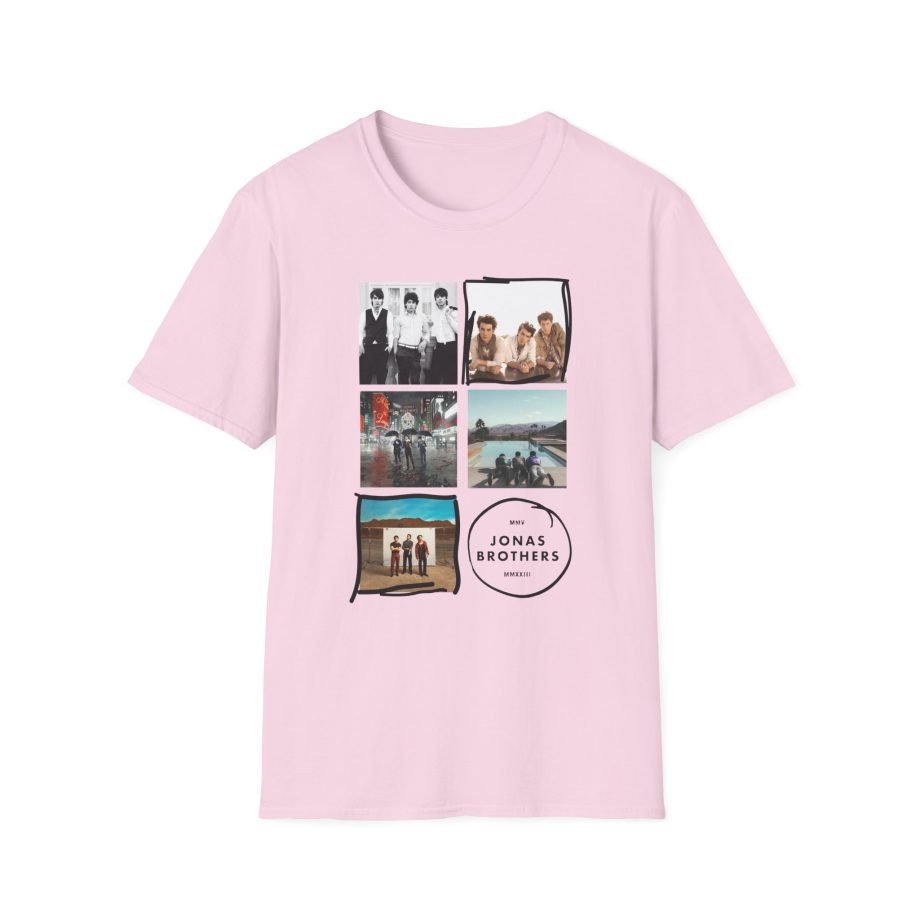 Jonas Brothers 5 Albums Unisex Softstyle T-Shirt